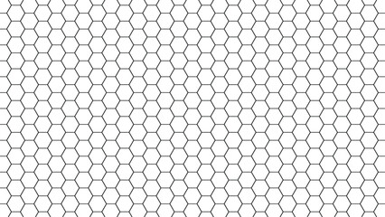 Poster - White Hexagon Background. Futuristic Design Vector