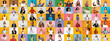 © Prostock-studio - A vibrant collage features a diverse group of individuals from various backgrounds, each showcasing unique expressions of happiness.
