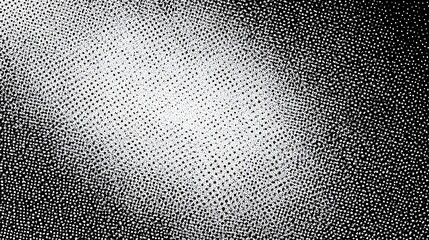 Leinwandbilder - Monochrome halftone texture with subtle dots and a soft vignette effect creating a retro newspaper like or comic inspired visual style