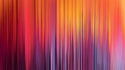 Fototapete - Vibrant iridescent gradient in shades of pink orange and purple with a vertically distorted corrugated pattern evoking a futuristic and visual display