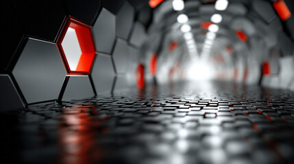 Poster - Ultra futuristic abstract digital background featuring dynamic tech elements, glowing lines, and intricate circuitry patterns. A vibrant high-tech design symbolizing innovation and digital advancement