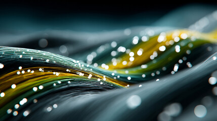 Poster - Ultra futuristic abstract digital background featuring dynamic tech elements, glowing lines, and intricate circuitry patterns. A vibrant high-tech design symbolizing innovation and digital advancement