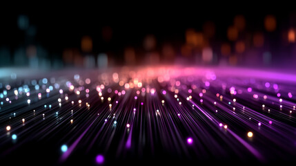 Poster - Ultra futuristic abstract digital background featuring dynamic tech elements, glowing lines, and intricate circuitry patterns. A vibrant high-tech design symbolizing innovation and digital advancement