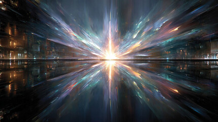 Poster - Ultra futuristic abstract digital background featuring dynamic tech elements, glowing lines, and intricate circuitry patterns. A vibrant high-tech design symbolizing innovation and digital advancement