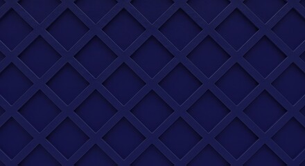 Poster - Blue diamond lattice texture