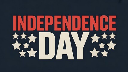 Aufkleber - USA Independence Day holiday concept, banner design. Balloon with American flag and confetti with stars on a white background. Web template with copy space, independence day,created with generative ai