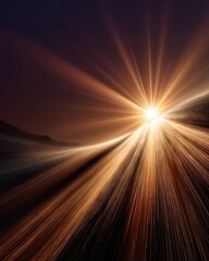 Leinwandbilder - Solar Cycle Starlight Burst with Radiant Sparkles and Glowing Light Rays on Transparent Background for Digital Design and Inspirational Visual Content