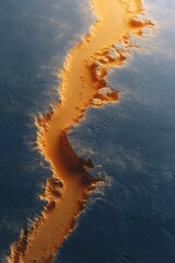 Aufkleber - Modern Scientific Visualization of Mariana Trench Geological Formations with Stratified Rocks and Abyssal Plains for Marine Research and Education