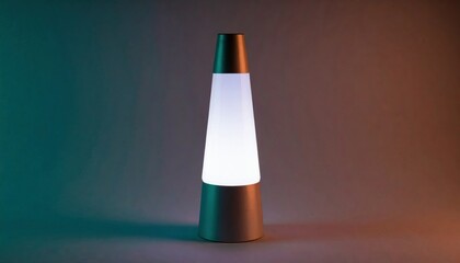 Aufkleber - Retro Gradient Lava Lamp With Flowing Light and Vintage Colors on a Colored Background