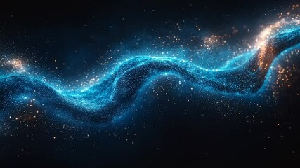 Wall Mural - Abstract cosmic wave patterns
