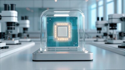 Poster - Advanced Embedded AI Chip in Medical Research Laboratory Container