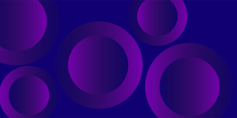 Leinwandbilder - Minimal geometric background. Purple elements with fluid gradient. Dynamic shapes composition. Eps10