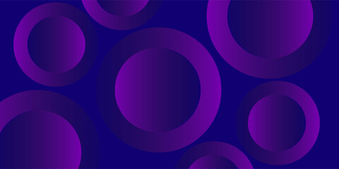 Leinwandbilder - Minimal geometric background. Purple elements with fluid gradient. Dynamic shapes composition. Eps10
