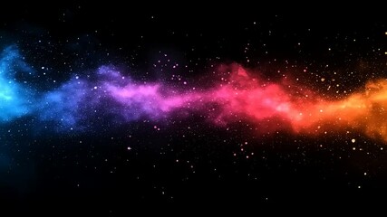 Wall Mural - Colorful nebulae in the cosmos