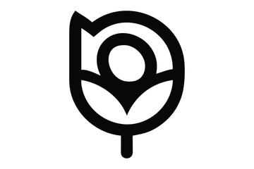 Leinwandbilder - Rose icon