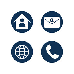 Poster - Web and Mobile Icon Set in Vector Style for Design and Internet Use