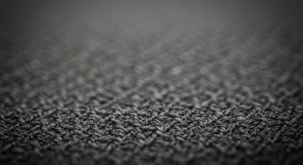 Aufkleber - A close up of a black and white carpet with a lot of texture