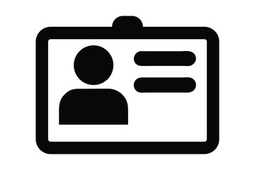Poster - Id card icon