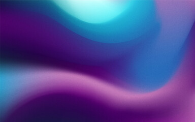 Fototapete - abstract background gradients purple and blue with grain effect