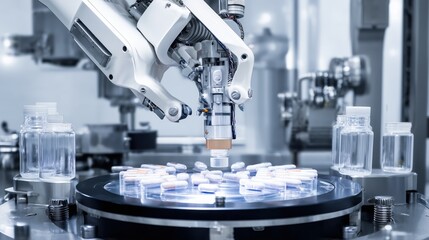 Poster - Robotic Arm in Pharmaceutical Production System for Medicine Manufacturing