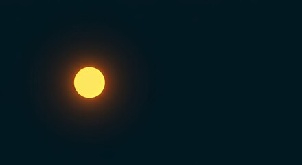 Poster - A computer generated image of a sun in the sky