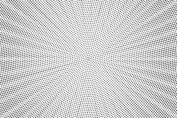 Fototapete - Halftone gradient sun rays pattern. Abstract halftone vector dots background. monochrome dots pattern. Vector background in comic book style with sunburst rays and halftone. Retro pop art design.