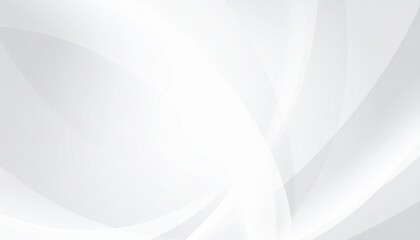Wall Mural - abstract white background with a flowing wave design, soft lines, and a futuristic, smooth texture