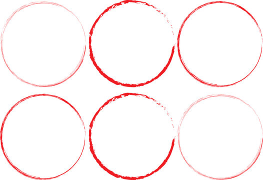 Hand drawn circle line sketch set. Circular vector image. Hand drawn circle with doodle patterns. Circular label, logo, text frame, banner, emblem, badge. 