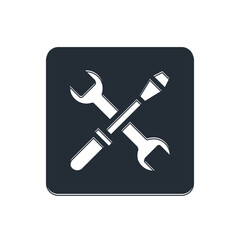 Aufkleber - Black 3D printer setting icon isolated on white background. 3d printing. Vector