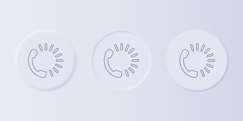 Poster - Grey Food ordering icon isolated on grey background. Order by mobile phone. Restaurant food delivery concept. Set icons in square buttons. Vector