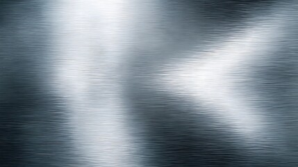 Aufkleber - Smooth brushed aluminum surface with a sleek polished finish and faint white highlights creating a clean industrial inspired metallic background