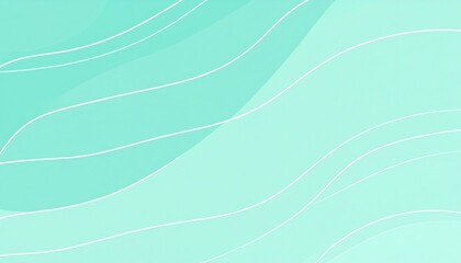Poster - Soothing waves flowing in tranquil aqua background nature digital art serene environment abstract viewpoint