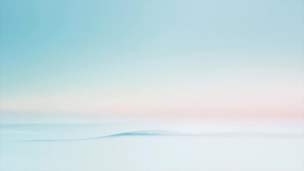 Poster - 明るい青とピンクの夕日の背景とテクスチャ 抽象的な水面、穏やかな海と水平線に最適