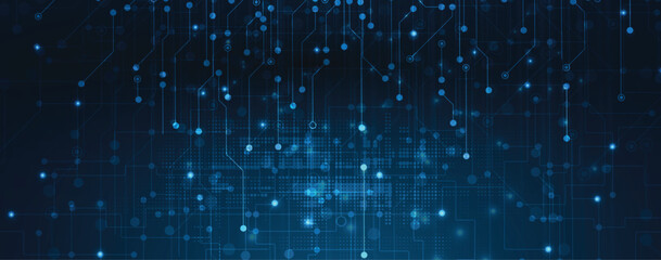 Poster - Abstract modern technology and science concept background