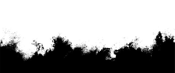 Poster - vector abstract grunge stripe of spilt black paint background