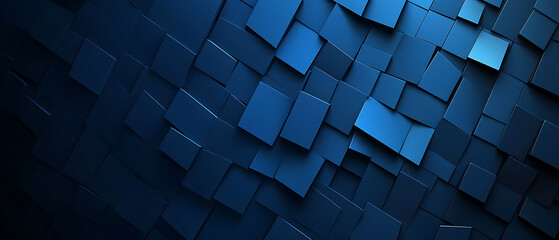 Aufkleber - Blue background with a small geometric pattern, in a dark blue color.