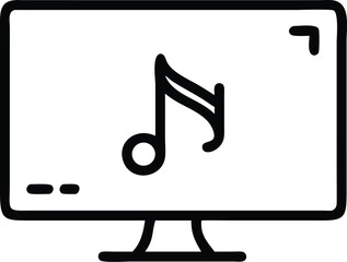 Fototapete - Music production software on computer screen for digital audio workstation and composing online tunes