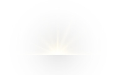 Poster - Png shine gold star. light with sparkle effect. Glowing yellow light, magic star sparks.

