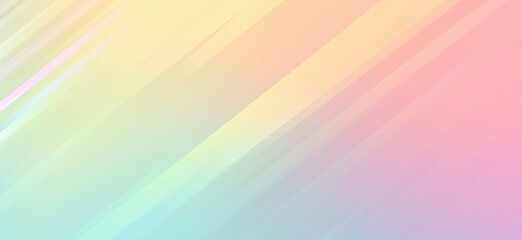 Poster - Soft pastel gradient background with diagonal lines for design and art projects