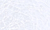 Abstract white water ripple surface. Shining sunlight reflections. Blurred transparent texture. Summer background. Water waves pattern. Light effects. Bright and glowing
