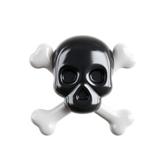 Poster - Skull Crossbones : Clipart, high resolution digital graphic illustration for web and print use with clean background perfect for ads social media banners posters marketing presentations