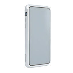 Fototapete - Silver Mobile Phone In Clipart, high resolution digital graphic illustration for web and print use with clean background perfect for ads social media banners posters marketing presentations
