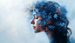 © Jack - Illustration represents mental health awareness concept. Woman head with puzzle pieces, mind, brain. Bipolar disorder, anxiety, stress, emotional self development. Therapy, psychotherapy,
