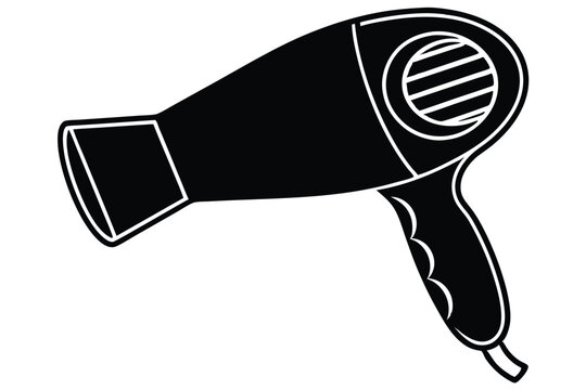 Hair dryer icon vector design