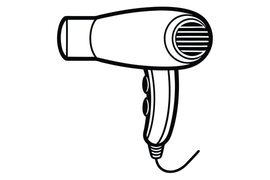 Hair dryer icon vector design