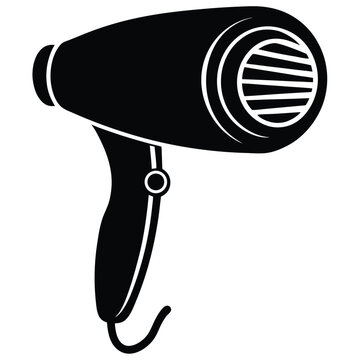 Hair dryer icon vector design
