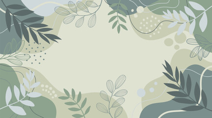 Aufkleber - Spring background with beautiful. Hand drawn colourful art background design.
