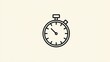 © Diego - Stopwatch icon showing time passing, measuring performance, and speed
