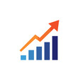 © Lily - Growth chart with upward trend arrow symbolizing business success and progress