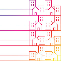  Building glyph solid icons. Containing house, residential, town, city solid icons collection. Vector illustration.